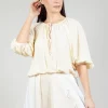 Bohemian Blouse in Vanilla Ice