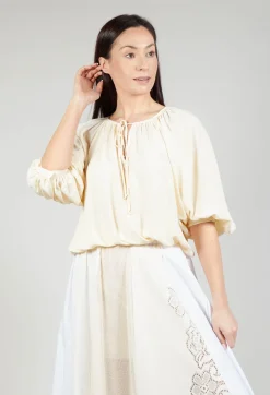 Bohemian Blouse in Vanilla Ice
