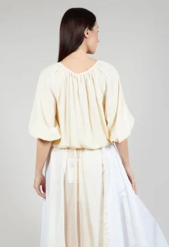 Bohemian Blouse in Vanilla Ice