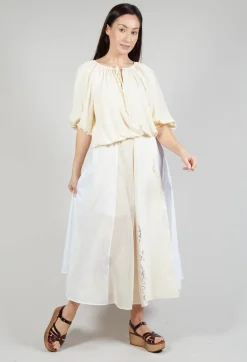 Bohemian Blouse in Vanilla Ice