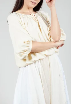 Bohemian Blouse in Vanilla Ice