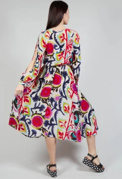 Bohemian Dress in Frida Print