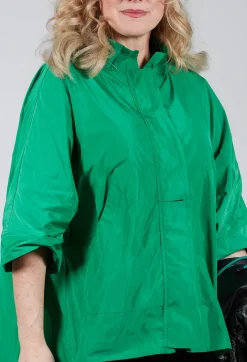 Bolo Jacket in Bright Green