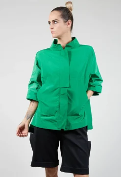 Bolo Jacket in Bright Green
