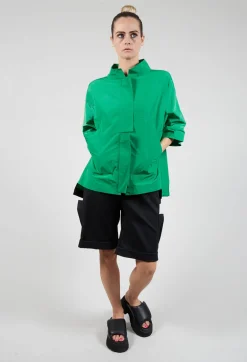 Bolo Jacket in Bright Green