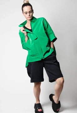 Bolo Jacket in Bright Green