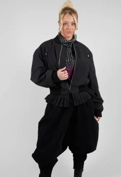 Bomber Jacket in Nero