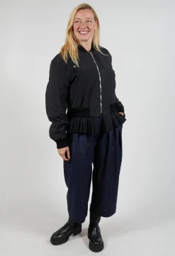 Bomber Jacket in Nero