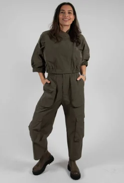 Bomber Style Jacket in Khaki