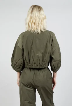Bomber Style Jacket in Khaki