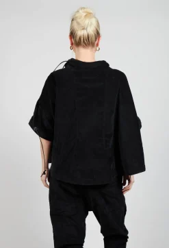 Boned Blouse in Black