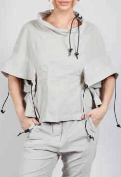 Boned Blouse in Eraser