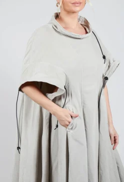 Boned Dress in Eraser