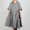 Boned Dress in Pencil Cloud