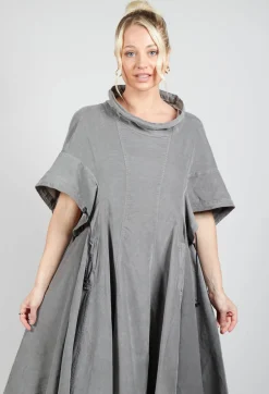 Boned Dress in Pencil Cloud