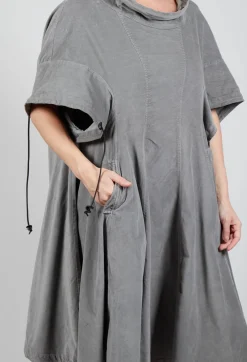 Boned Dress in Pencil Cloud