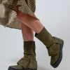 Boots with Fold Over Feature in London Forest