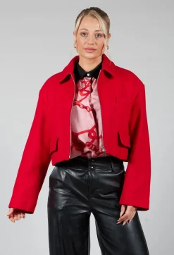 Borragine Jacket in Papavero