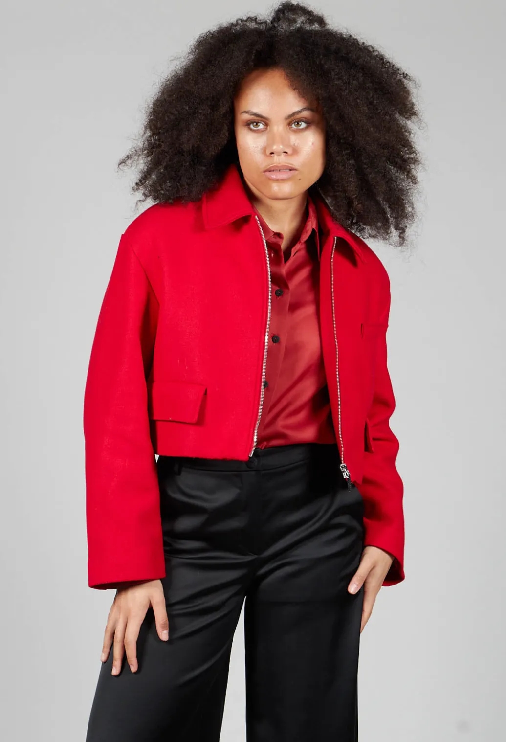 Borragine Jacket in Papavero