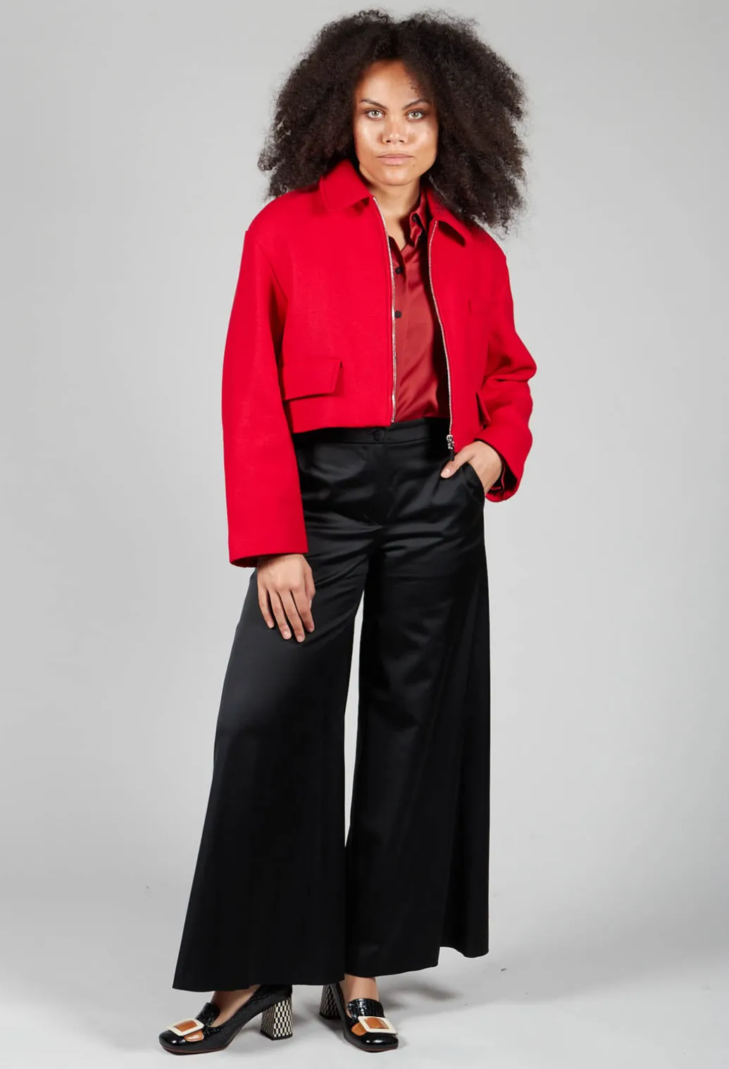 Borragine Jacket in Papavero