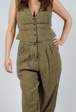Botvi Trousers in Dark Ecru