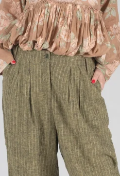 Botvi Trousers in Dark Ecru