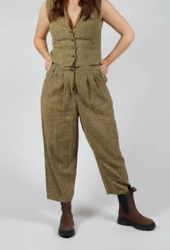 Botvi Trousers in Dark Ecru