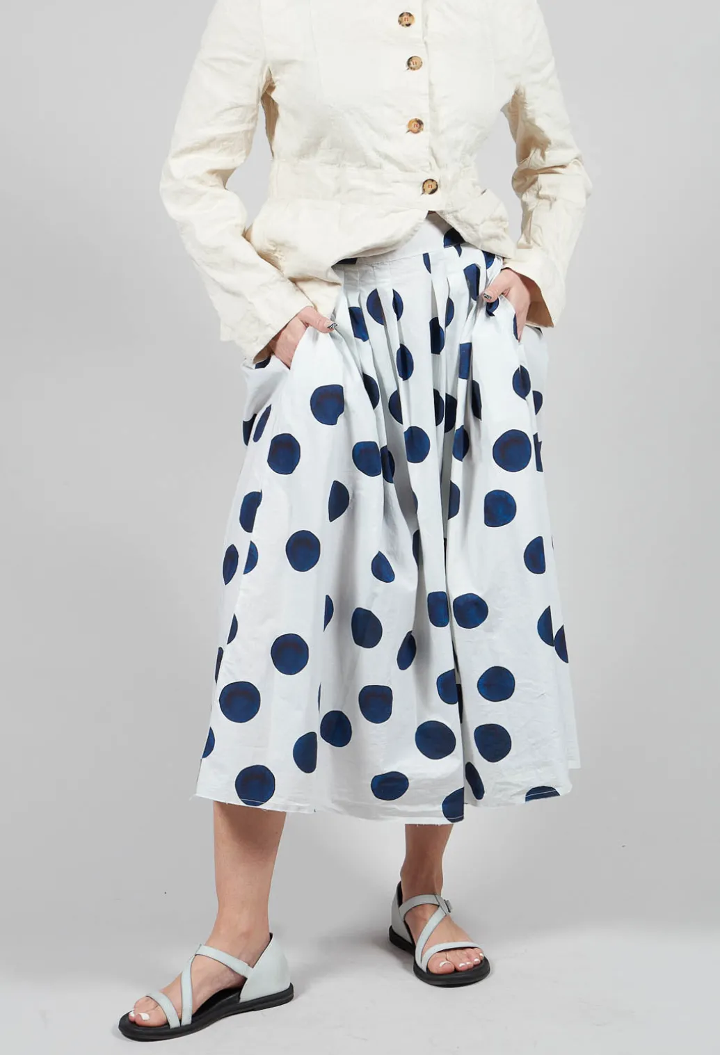 Box Pleated Skirt in Print