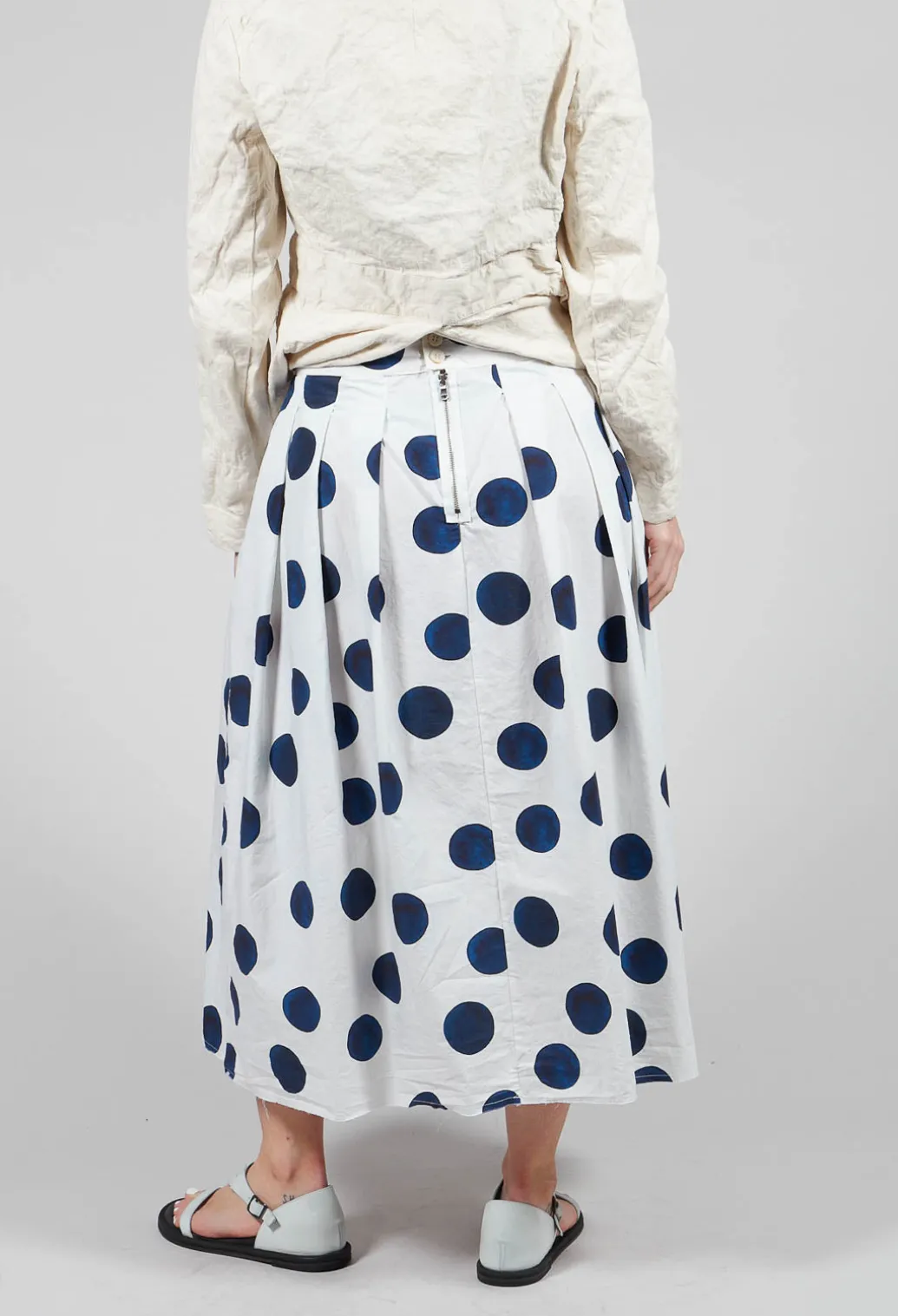 Box Pleated Skirt in Print