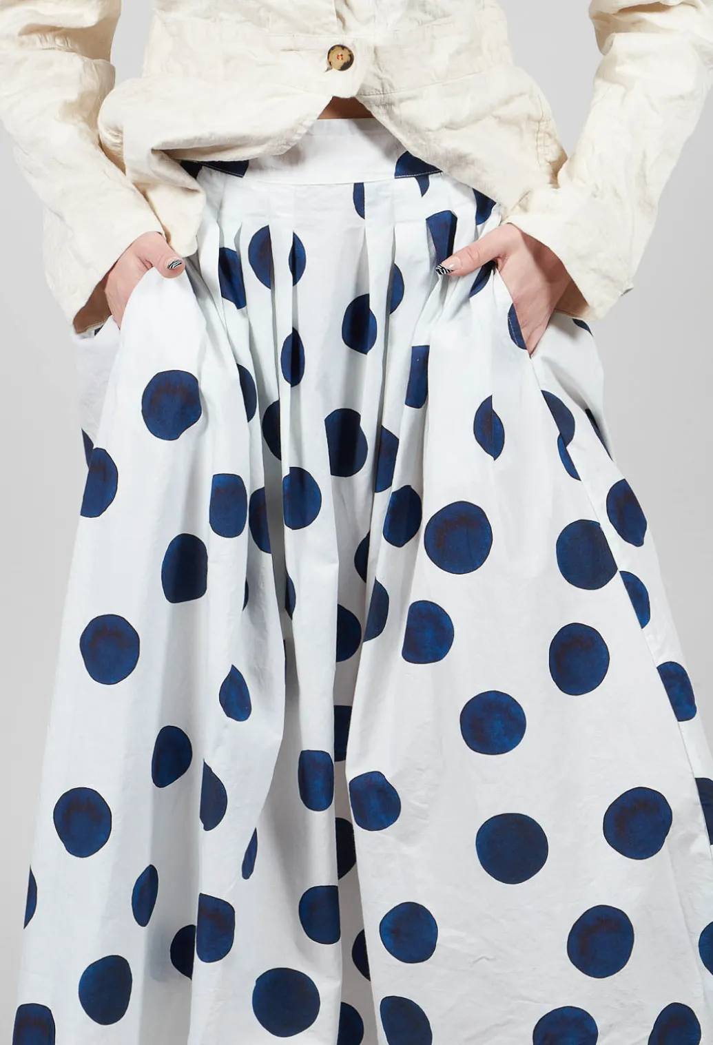 Box Pleated Skirt in Print