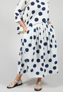 Box Pleated Skirt in Print