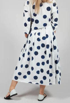 Box Pleated Skirt in Print