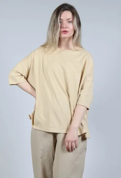 Boxy Fit T-Shirt in Natural