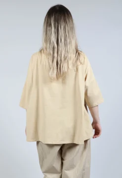 Boxy Fit T-Shirt in Natural