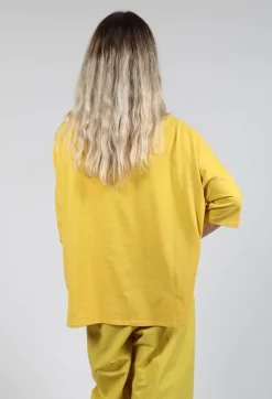 Boxy Fit T-Shirt in Saffron