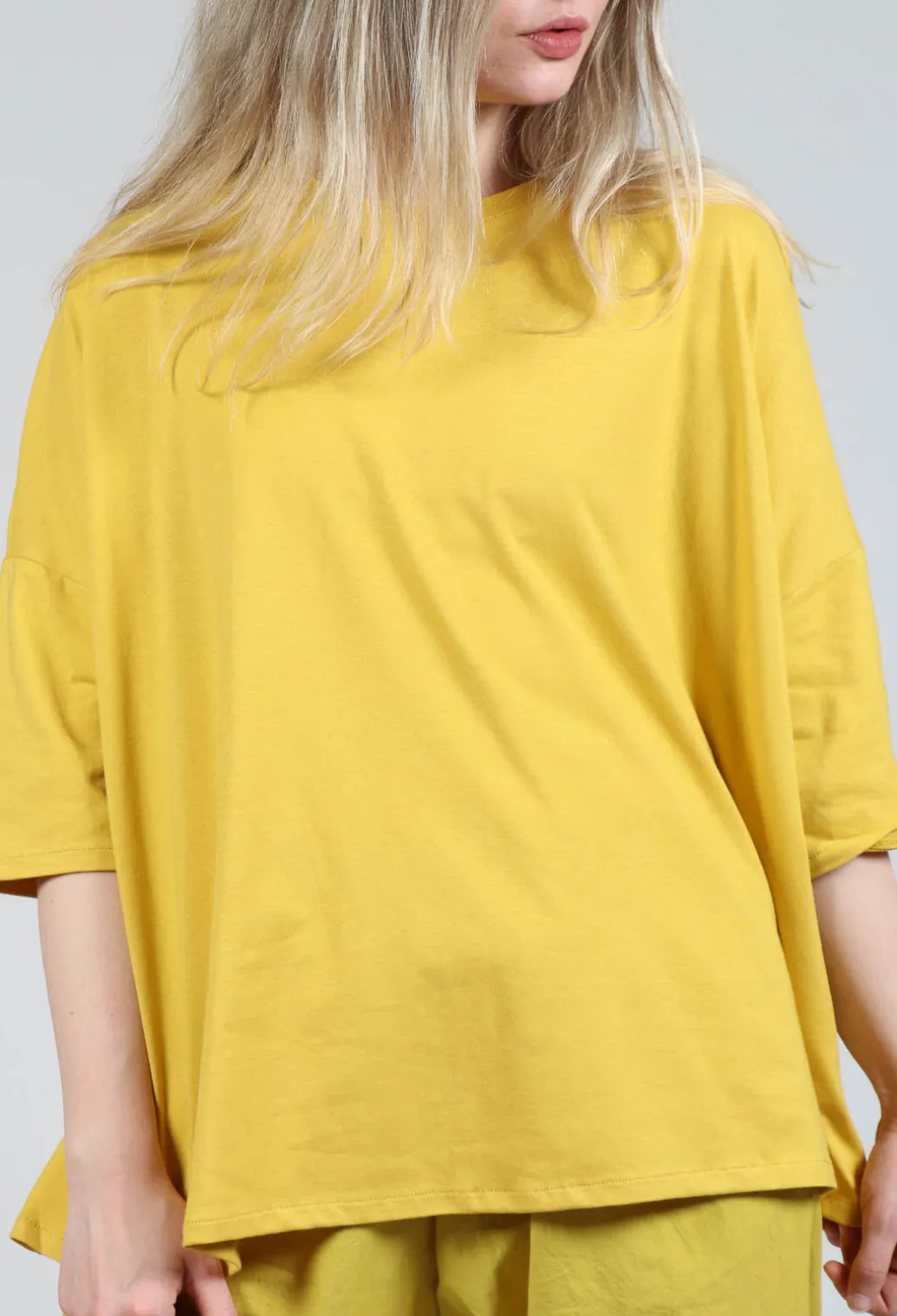 Boxy Fit T-Shirt in Saffron