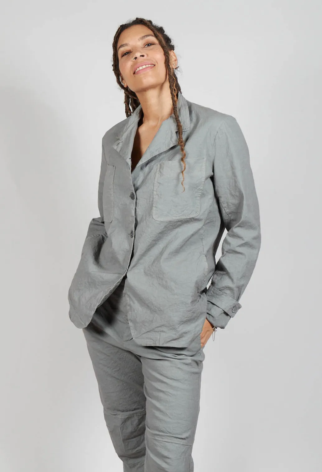Boxy Jacket in Ferro