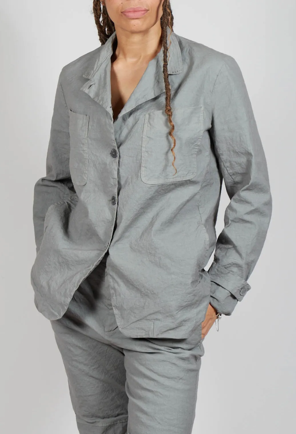 Boxy Jacket in Ferro