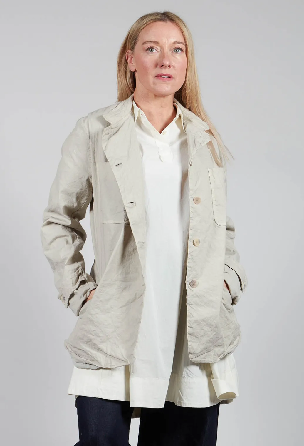 Boxy Jacket in Stagno