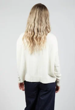 Boxy Pullover in Chalk