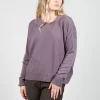 Boxy Pullover in Melanzana