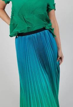 Boxy Skirt in Biscay and Fern