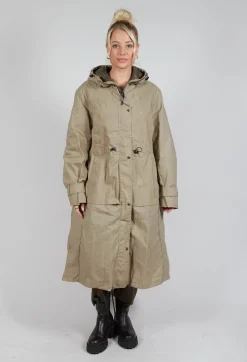 British Millerain Downcoat in Silt