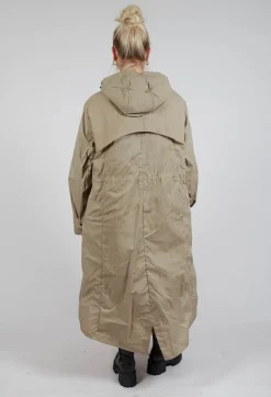 British Millerain Downcoat in Silt
