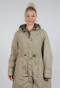 British Millerain Downcoat in Silt