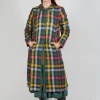 Brock Coat in Green Multicolour