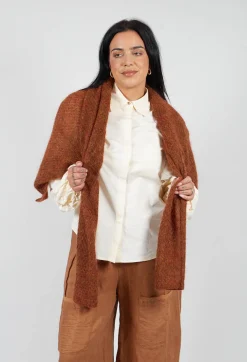 Bubble Sleeve Shirt in Ecru