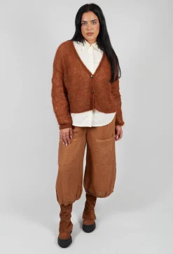 Bubble Sleeve Shirt in Ecru