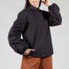 Bubble Sleeve Shirt in Summer Black