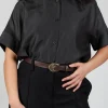 Buckle Belt in Brown